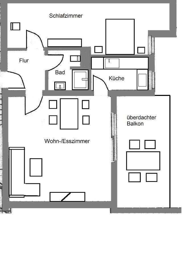 Ferienwohnung Frieda Mit Ueberdachtem Balkon Winterberg Kültér fotó